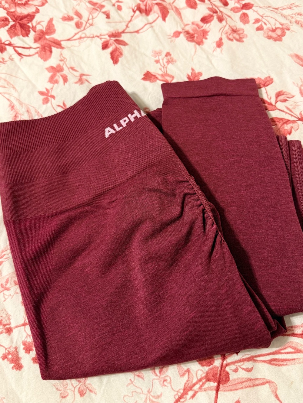 ALPHALETE OG Amplify Rose Color Seamless Leggings